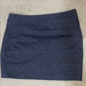 Grey mini skirt